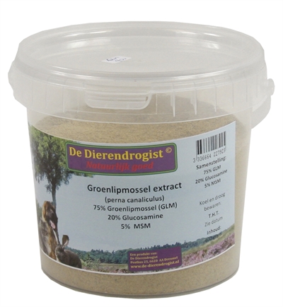 Dierendrogist Honden- en Kattenvoedingssupplement GLM MSM Glucosamine 400 GR
