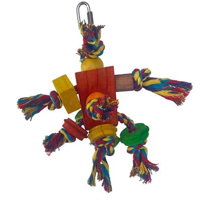 HAPPY PET papegaai speelgoed Papegaai Fiesta 31×12×10 cm – kleurig
