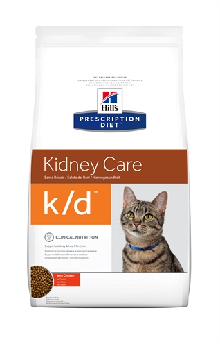 HILL'S PRESCRIPTION DIET Katzenfutter HILL'S FELINE K/D 1,5 KG - Nierendiät