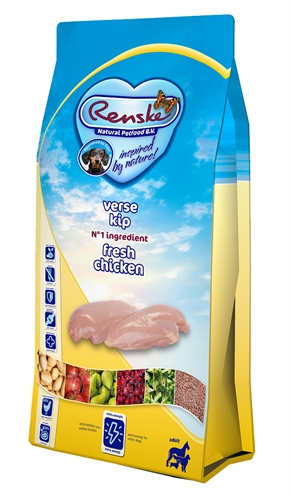 RENSKE Hondenvoer Super Premium Adult Graanvrij – Verse kip, hypoallergeen - 2 kg