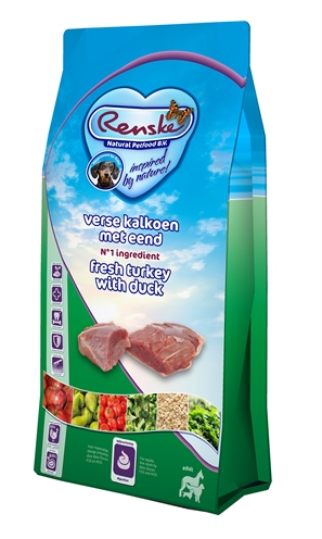 RENSKE hondenvoer Super Premium Adult Kalkoen / Eend 2 kg – 2 KG