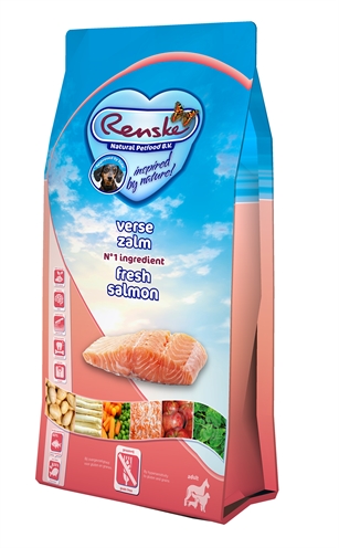 RENSKE Hondenvoer Super Premium Adult - Graanvrij, verse zalm (rijk aan omega-3) - Hypoallergeen - 2 kg