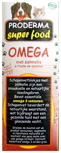 PRODERMA Schapenvet Omega | 100% natuurlijk met zalmolie (Omega‑3) - per stuk verpakt - 3 st