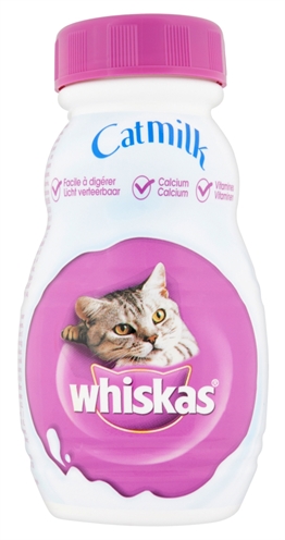 WHISKAS Kattenmelk Flesje 15×200 ml – minder lactose, heerlijk!