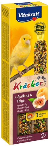 VITAKRAFT Kanarie Kracker Fruit 2 in 1 – 20×4 cm – Met vitamines