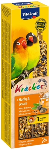 VITAKRAFT Agapornisacker Honing 2 in 1 – 2 stuks