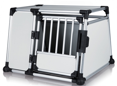 TRIXIE Transportbox Aluminium L 93×64×81 cm – Geluidsarm & Veilig