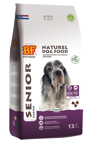 BF PETFOOD hondenvoer Senior 12,5 KG – natuurlijke voeding voor oudere honden