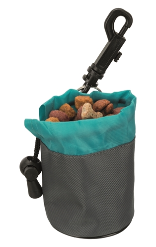 TRIXIE Snackzakje Assorti 7×9 cm – Handig met trekkoord & haak