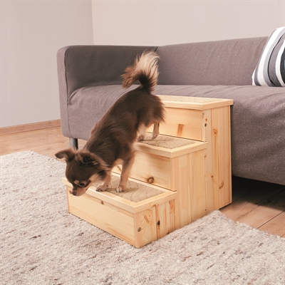 TRIXIE Trap Petstair Vurenhout 40×38×45 cm – Duurzaam & Met Grip