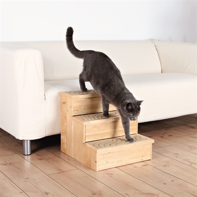 TRIXIE Trap Petstair Vurenhout 40×38×45 cm – Duurzaam & Met Grip