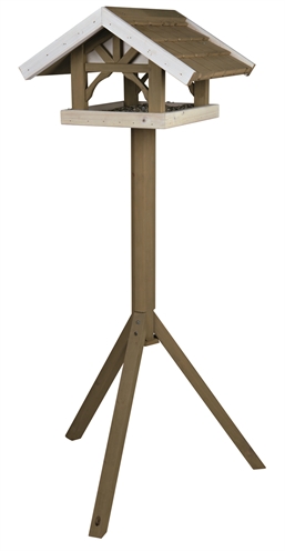 TRIXIE Vogelhaus auf Ständer Grau/Weiß 125×45×28 cm - Holz