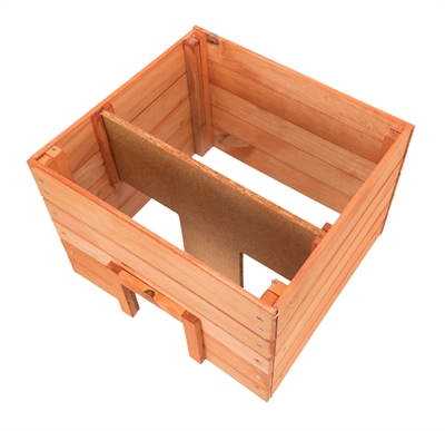 TRIXIE Egelhotel Hout 37×26×35 cm – Gebeitst grenenhout