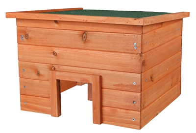 TRIXIE Egelhotel Hout 37×26×35 cm – Gebeitst grenenhout