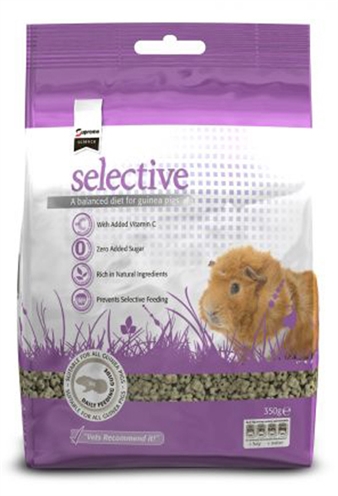 SUPREME Voeding voor cavia's Science Selective - Voorkomt selectief eten | Vitamine C 800 mg/kg - 3 kg
