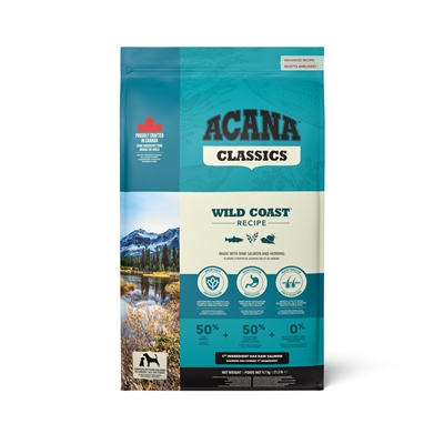 ACANA Hondenvoer Classics Wild Coast - Verse vis & rijk aan omega‑3, hoge verteerbaarheid - 9,7 kg