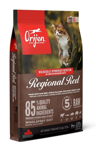 ORIJEN Regional Red Kat Voer 5,4 kg – Rijk aan Eiwitten