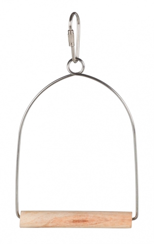 TRIXIE Houten Schommel Groot 15×27 cm – Speelgoed voor Vogels