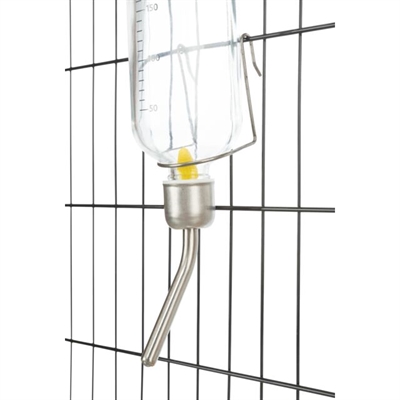 TRIXIE Drinkfles Glas 125 ml 9×5×24,5 cm – voor Knaagdieren