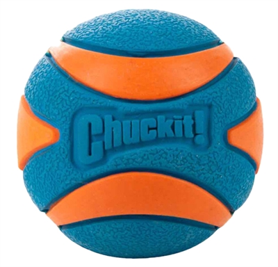 CHUCKIT Ultra Squeaker Bal 7 cm – Large, 2 stuks met piep