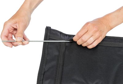 TRIXIE Autodeken Polyester/Fleece Zwart/Beige 145×65 cm – Hondendeken