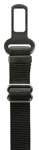 TRIXIE Hondentuig Auto inclusief gordel - extra gevoerd & traploos verstelbaar - Zwart - 70-90 cm