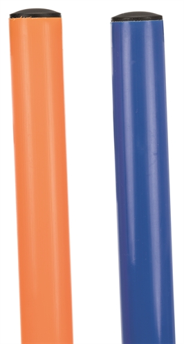TRIXIE Agility Slalom Stokken Blauw/Oranje 115×3 cm – 12 Stangen