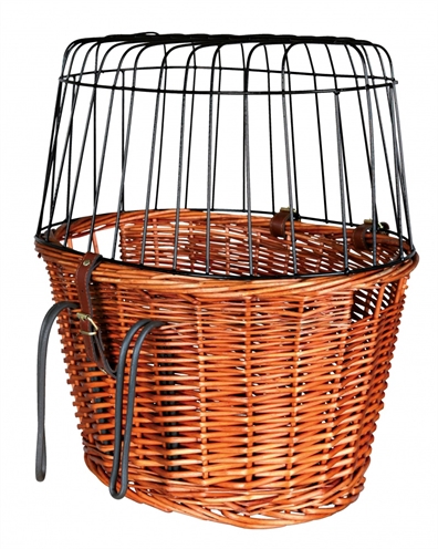 TRIXIE Fietsmand Draadkoepel Naturel 44×48×33 cm – Hout