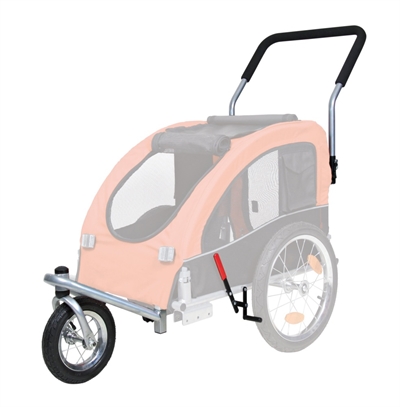 TRIXIE Joggingkit Fietskar 12814 – Uitbreidingsset met Handrem