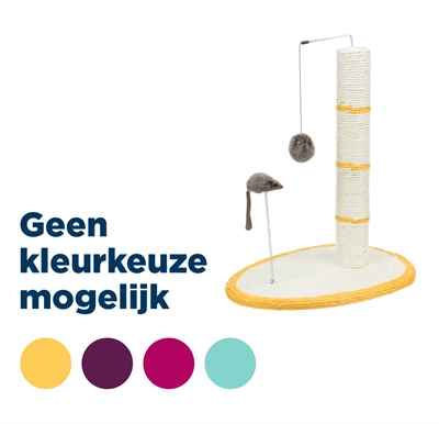 TRIXIE Krabpaal Scratch Me Crème Assorti 40×30×50 cm – Krabpaal