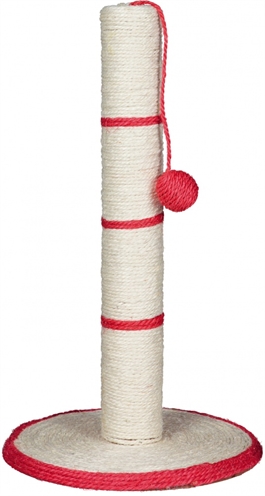 TRIXIE Krabpaal Crème/Rood 35×35×62 cm – Natuursisal