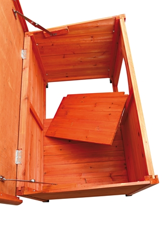 TRIXIE Hondenhok Natura Classic Plat Dak 104×75 cm – Bruin