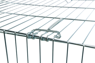 TRIXIE Knaagdierenren Natura dak van gegalvaniseerd metaal - 216x65x116 cm - 2 valdeuren, incl. haringen