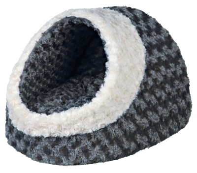TRIXIE Kattenmand Iglo Kaline Grijs / Crème 41×35×26 cm – Pluche