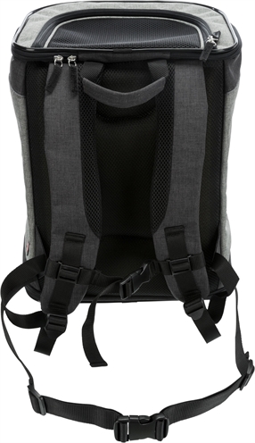 TRIXIE Hondentas Timon 34×30×44 cm – Zwart/Grijs