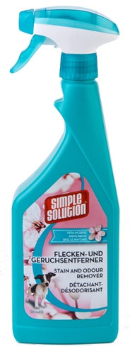 SIMPLE SOLUTION Vlek- & geurverwijderaar Stain & Odour Spring Breeze - Enzymen & bacteriën | frisse geur - 750 ml