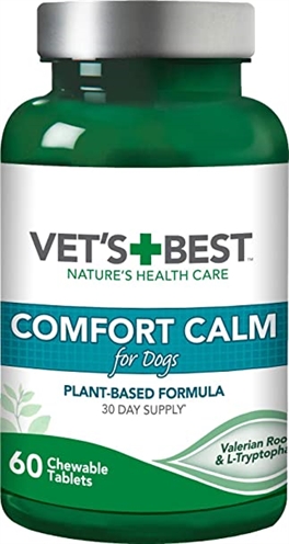 VETS BEST Comfort Calm Hond Supplement 60 Tbl – Kalmerend voor Honden