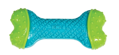 KONG kauwspeeltje CORESTRENGTH BONE 14,5×5,5 cm – blauw/groen