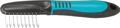 TRIXIE Vachtontvilter Gebogen tanden | voor ontvilten en uitdunnen - 18 cm