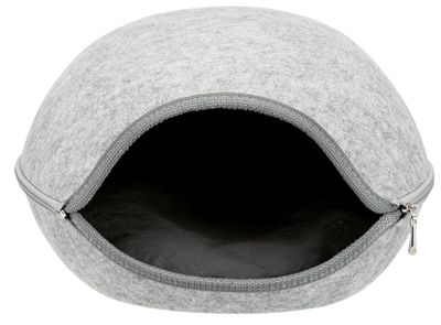 TRIXIE Kattenmand Relax Iglo Luna 40×24×46 cm – Lichtgrijs