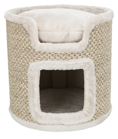 TRIXIE Krabton Ria 37×37 cm – Lichtgrijs/Naturel