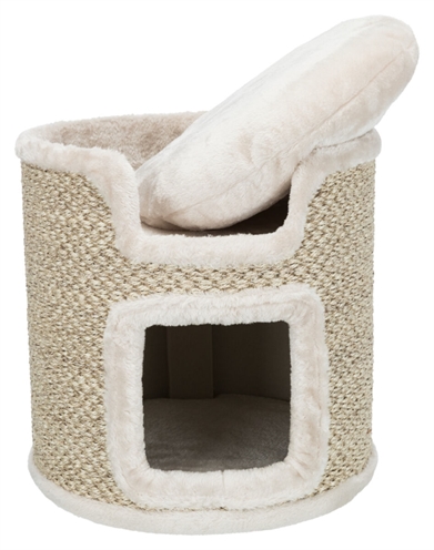 TRIXIE Krabton Ria 37×37 cm – Lichtgrijs/Naturel