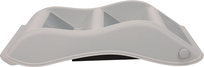 TRIXIE Trap 54×34×39 cm – Lichtgrijs, Inklapbaar, Antislip