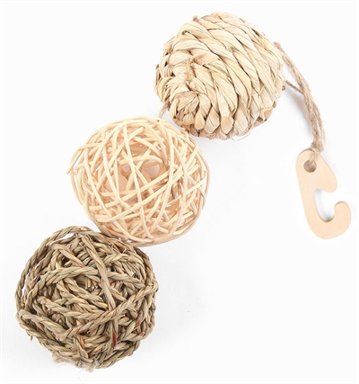 NATURE FIRST Bal Hanger 30×8×8 cm – Speelballen voor Konijnen