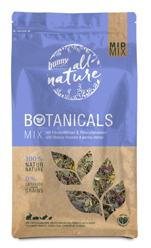 BUNNY NATURE Botanicals Midi Mix Hibiscusbloesem 150 g – 100% Natuurlijk