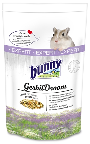 BUNNY NATURE Gerbils voer Gerbildroom Expert 500 gr – Gezond dieet