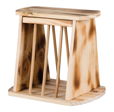 TRIXIE Hooiruif 25×22×18 cm – Natuurlijk Hout voor Konijnen en Knaagdieren