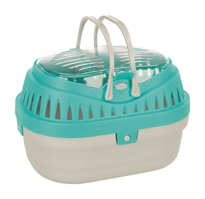 TRIXIE Vervoersbox Pico Stevig kunststof, bovenop te openen (transparant) - Assorti - 30 x 23 x 21 cm - 2 st