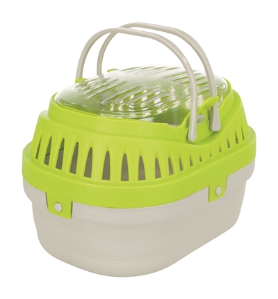 TRIXIE Vervoersbox Pico Stevig kunststof, bovenop te openen (transparant) - Assorti - 30 x 23 x 21 cm - 2 st