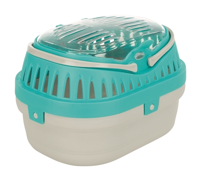 TRIXIE Vervoersbox Pico Stevig kunststof, bovenop te openen (transparant) - Assorti - 30 x 23 x 21 cm - 2 st